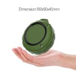 Kunodi F4 Outdoor Portable Bluetooth Waterproof Speaker for travel (Green)