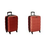 Samsonite Omni PC Hardside Spinner Set (20″/24″), Burnt Orange