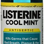 Listerine Cool Mint Antiseptic Mouthwash Travel Size 3.2 Ounces (Pack of 6)