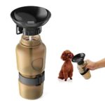 Dog Water Bottle Dispenser, Auto Dog Mug Portable Travel Bowl for Dogs Pet