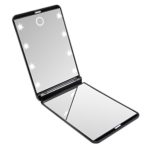 HotLife LED Lighted Makeup Mirror with 8 Dimmable Led Lights, Touch Switch Travel Mirror, Compact Mirror