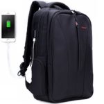 Uoobag Business Laptop Backpack 15.6 16 Inch with USB Charging Port Anti-theft Travel Bags Black