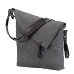 LINGTOM Casual Vintage Hobo Canvas Cross Body Messenger Bags Large Capacity Weekend Travel Shoulder Bag