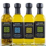 Ultra Premium Kouzini Mini combo and Infused Greek Extra Virgin Olive Oil (4pack-60ml Mini Bottles)