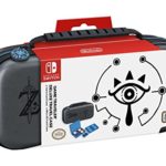 Nintendo Switch Game Traveler Deluxe Travel Case- Zelda Breath of the Wild – Sheikah Eye – Grey