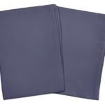 2 Steel Blue Toddler Pillowcases – Envelope Style – For Toddler and Travel Pillows Sized 13×18 and 14×19 – 100% Cotton With Percale Weave – Machine Washable – 2 Pack
