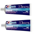 Crest 3D White Vivid Fluoride Anticavity Toothpaste Radiant Mint 0.85 oz Travel Size (Pack of 4)