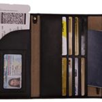 Premium RFID Blocking Travel Wallet By NitzElite, Envelope Shape Passport Wallet