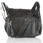 Suvelle Hobo Travel Crossbody Bag Shoulder Handbag Multi Pocket Nylon Purse 9020