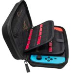 Nintendo Switch Deluxe Travel Carrying Case with (19 Game Card and 2 Micro SD Card Holders) by ButterFox – Black