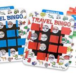 Melissa & Doug Flip to Win Travel Bingo Game – 2 Wooden Game Boards, 4 Double-Sided Cards