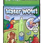 Melissa & Doug Water Coloring & Painting Book,  (Water Wow Animal – On the Go Travel Activity)