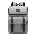 Weekend Shopper 15.6‘’ Laptop Backpack College School Bookbag Lightweight Travel Backpack for Men and Women Grey