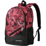 Travel Laptop Backpack, KEEPWE 15.6 in Laptop Backpack For Women and Men, Lightweight Nylon Stylish School and College Backpack for Girls and Boys