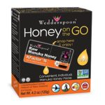 Wedderspoon On The Go Raw Premium Manuka Honey KFactor 16+ Pack, 4.0 Ounce