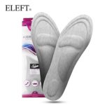 ELEFT 4D Barefoot Arch Support Insoles for Men – Multifunction: Arch Support Forefoot, Arch and Heel,Best Insoles for Walking, High heel shoes, Boots, Athletic, Travel, Relieve Pantar Fasciitis (Gray)