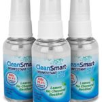 CleanSmart To Go Disinfectant. Kills 99.9% of Viruses, Bacteria, Germs, Leaves No Chemical Residue, Contains No Harsh Chemicals. Great to Clean CPAPs, Disinfect CPAPs. 2oz Spray, 3pk Travel Size