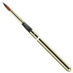 Escoda Reserva 1214 Watercolor & Acrylic Kolinsky-Tajmyr Sable Paint Brush Travel Round; Size 2