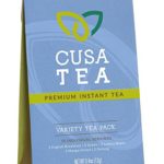 Variety Pack of Cusa Tea Premium Organic Instant Tea – USDA Organic Certified Tea – 10-pack of Instant Tea – 2 servings each of our 5 flavors – Zero Sugar, Preservatives or Flavorings