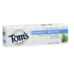 Tom’s of Maine Fluoride-Free Travel Natural Toothpaste 3 oz Fresh Mint (24 Pack) TSA Airplane Approved Size