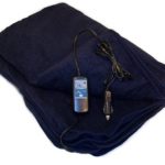 Trillium Worldwide Car Cozy 2 12-Volt Heated Travel Blanket (Navy, 42″ x 58″)