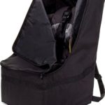 Zohzo Adjustable Padded Bag for Car Seat, Black with Black Trim