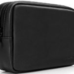 ProCase Accessories Bag Organizer Power Bank Case, Electronics Accessory Travel Gear Organize Case, Cable Management Hard Drive Bag -Black