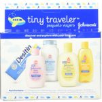 Johnson’s Tiny Traveler, Baby Bath And Baby Skin Care Products, Travel Gift Set, 5 Items (Pack of 3)