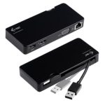 i-tec USB 3.0 Travel Docking Station Advance HDMI or VGA Full HD+ 2048×1152, Gigabit Ethernet, Notebook Ultrabook Tablet