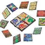 Magnetic Travel Board Games-Road Trip Entertainment, Checkers, Chess, Chinese Checkers, Tic Tac Toe, Backgammon, Snakes And Ladders, Solitaire, Nine Mens Morris, Auto Racing, Ludo, Space Venture