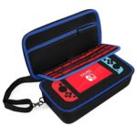 Nintendo Switch Carrying Case by DOUBI – Ideal for Travel or Home Storage – Shoulder Strap and Custom Interior Included