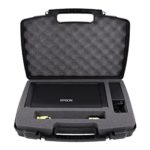 CASEMATIX Travel Carry Case For Epson WorkForce WF-100 Wireless Mobile Printer , T215 Ink Cartridges , Power Adapter , Cables and More Accessories