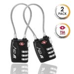 TSA Approved Luggage Travel Lock 2 Pack, Set-Your-Own Combination Lock for School Gym Locker,Luggage Suitcase Baggage Locks,Filing Cabinets,Toolbox,Case