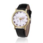 Women Map Watches COOKI Clearance Analog Female Watches on Sale Wrist Watches Leather Lady Watches-H60