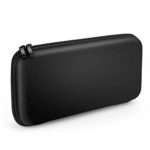 GameWill Hard Travel Carrying Case for Nintendo Switch, Protective Storage Bag with 4 Game Cartridge& Hook-Black