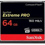SanDisk Extreme PRO 64GB Compact Flash Memory Card UDMA 7 Speed Up To 160MB/s- SDCFXPS-064G-X46 (Label May Change)