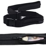 Travel Portable Security Belt Hidden Money Pouch – Non-Metal Buckle, Black