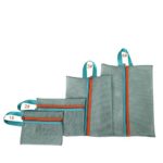 BCP Pack of 4 Assorted Sizes Mesh Travel Storage Organizer Bag