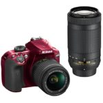 Nikon D3400 w/AF-P DX NIKKOR 18-55mm f/3.5-5.6G VR & AF-P DX NIKKOR 70-300mm f/4.5-6.3G ED (Red)