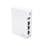 GL.iNet GL-AR750 Travel AC Router, 300Mbps(2.4G)+433Mbps(5G) Wi-Fi, 128MB RAM, MicroSD Storage Support, OpenWrt/LEDE pre-installed, Power Adapter and Cables Included