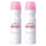evian Natural Mineral Water Facial Spray Duo, 1.7 oz. Travel Size (2 pack)