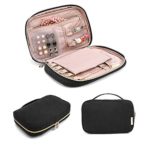BAGSMART Travel Jewelry Storage Cases Jewelry Organizer Bag for Necklace, Earrings, Rings, Bracelet