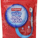 Colgate Max Fresh Wisp Disposable Mini Toothbrush, Peppermint – 24 Count