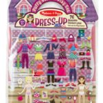 Melissa & Doug Puffy Sticker Activity Book: Dress-Up – 76 Reusable Stickers