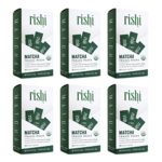 Rishi Matcha Travel Packs, Organic Green Tea Powder, 12 Packets (Pack of 6)