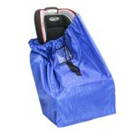 Car Seat Travel Bag Gate Check Bag for Air Travel Airplane Bag Fits All Toddler & Infant Car Seats with Padded Shoulder Straps Easy to Carry Padded Backpack Check Your car seat in Flight (210D Blue)