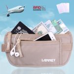 Travel Money Belt Waist Wallet RFID Blocking Passport Holder for Men Women