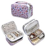 Teamoy Travel Jewelry Organizer Case, Jewelry & Accessories Holder Pouch with Various Compartments, Water-resistant, Portable to Carry, Perfect Bag for Necklace, Bracelet, Earrings, Rings