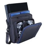 PS4 Case,Yudeg Travel Case PlayStation 4 Carrying Case Protective Shoulder Bag Handbag for PlayStation PS4 PS4 Pro PS4 Slim