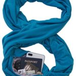 TRAVEL SCARF by WAYPOINT GOODS//Infinity Scarf w/Secret Hidden Zipper Pocket